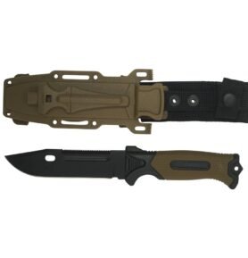 KOMBAT nůž s pevnou čepelí ADVENTURE BUSHCRAFT s křesadlem