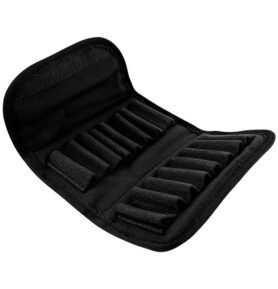 JACK PYKE pouzdro na náboje 16 ks na pásek ČERNÉ