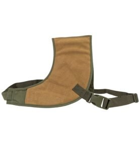 JACK PYKE ramenní podložka pod pažbu, s řemínkem přes hruď ZELENÁ/HNĚDÁ