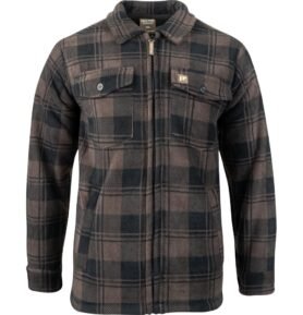 Košile TUNDRA zateplená HNĚDÁ vel. M