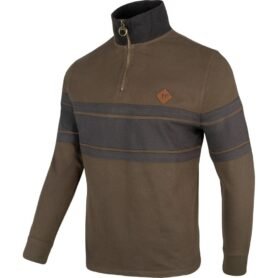 Mikina HALF ZIP CONTRAST ZELENÁ vel. XXL