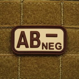 JACKETS TO GO nášivka KREV AB NEG plast DESERT