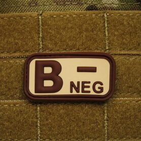JACKETS TO GO nášivka KREV B NEG plast DESERT