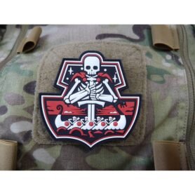 JACKETS TO GO nášivka GHOST SHIP SKULL plast BAREVNÁ