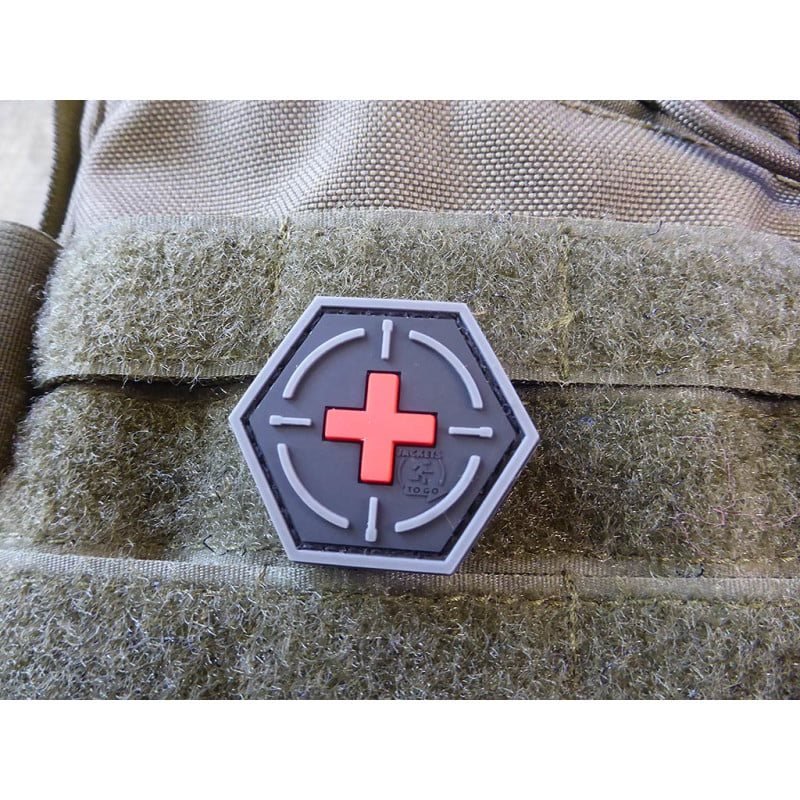 JACKETS TO GO nášivka MEDIC RED CROSS plastová velcro