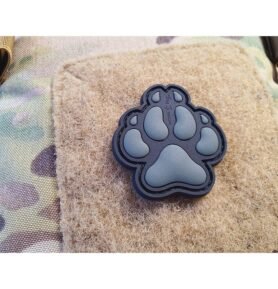 JACKETS TO GO nášivka K9 psí tlapa plastová velcro RANGER GREEN