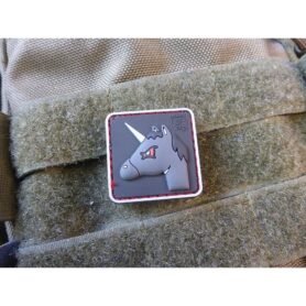 JACKETS TO GO nášivka NAŠTVANÝ JEDNOROŽEC plastová VELCRO