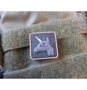 JACKETS TO GO nášivka NAŠTVANÝ JEDNOROŽEC plastová VELCRO