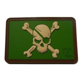JACKETS TO GO nášivka PIRÁT /LEBKA/ plast MULTICAM