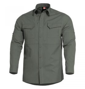 Košile taktická PLATO CAMO GREEN vel. 3XL