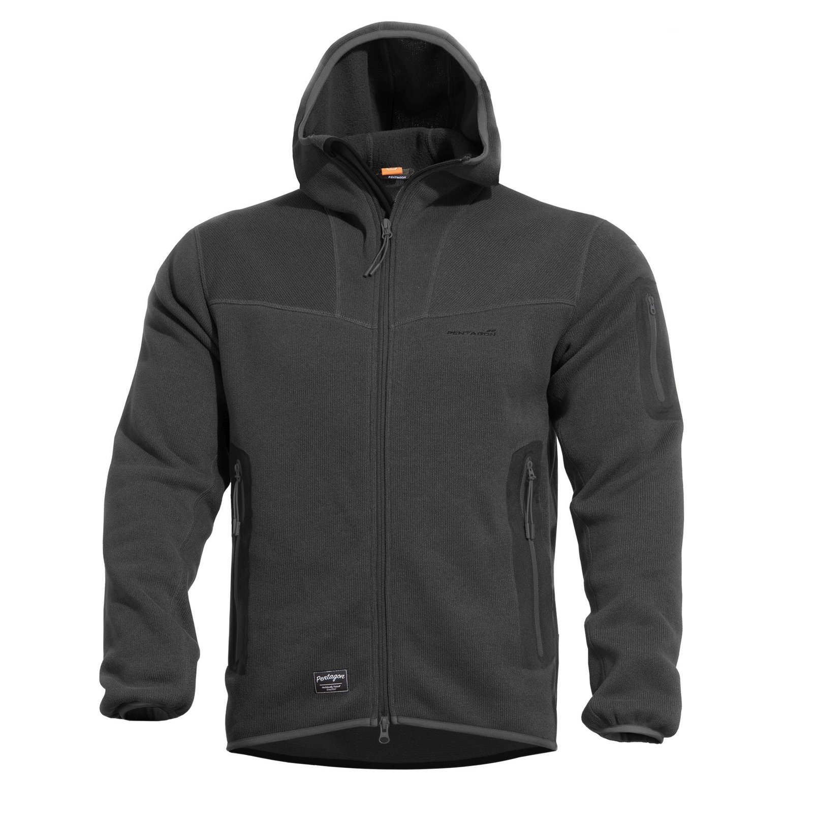 Mikina FLEECE s kapucí FALCON PRO POLARTEC® ČERNÁ vel. S