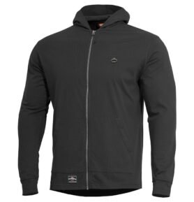 Mikina AGIS s kapucí ČERNÁ vel. L