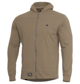 Mikina AGIS s kapucí COYOTE vel. XS