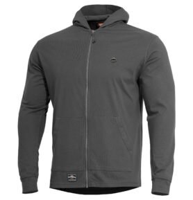 Mikina AGIS s kapucí ŠEDÁ vel. XL