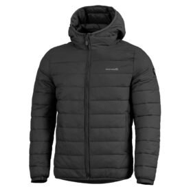 Bunda s kapucí AURORA 2.0 PUFFER HOODED ČERNÁ vel. XXL