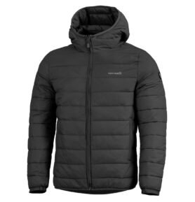 Bunda s kapucí AURORA 2.0 PUFFER HOODED ČERNÁ vel. 3XL