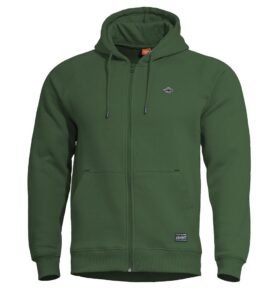 Mikina PHAETON se zipem a kapucí SPRINGBOK GREEN vel. XXL