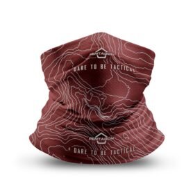 PENTAGON nákrčník SKIRON TOPOGRAPHIC anatomicky tvarovaný MAROON RED