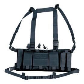 KOMBAT vesta taktická TROJAN CHEST RIG ČERNÁ