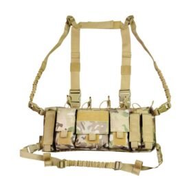 KOMBAT vesta taktická TROJAN CHEST RIG BTP