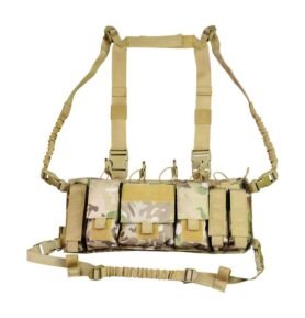 KOMBAT vesta taktická TROJAN CHEST RIG BTP