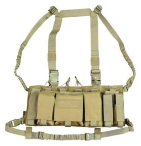 KOMBAT vesta taktická TROJAN CHEST RIG COYOTE