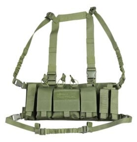 KOMBAT vesta taktická TROJAN CHEST RIG ZELENÁ