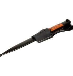 Bajonet typ K98 včetně pochvy a koženého závěsu REPRO