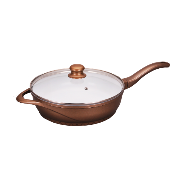 Bravo Keramická pánev Gold - ø 28 cm B-5082 včetně poklice