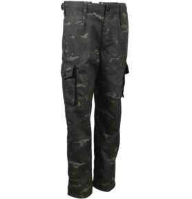 Kalhoty dětské maskování BTP BLACK vel. 7-8