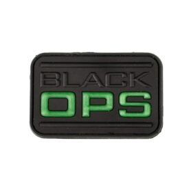 KOMBAT nášivka BLACK OPS plast VELCRO ČERNÁ