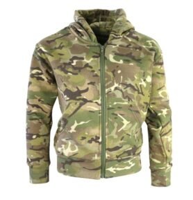 Mikina dětská s kapucí maskování BTP vel. 7-8