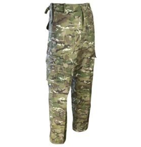 Kalhoty britské KOMBAT BTP camo vel. 40
