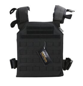 KOMBAT vesta SPARTAN nosič plátů ČERNÁ
