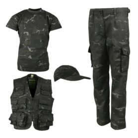 Komplet dětský EXPLORER BTP BLACK vel. 9-10