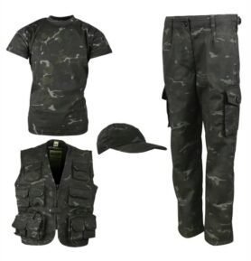 Komplet dětský EXPLORER BTP BLACK vel. 5-6