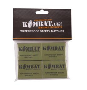 Zápalky KOMBAT voděodolné sada 4 krabičky