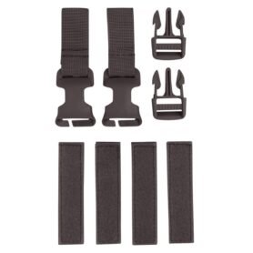 KOMBAT sada Buckle-Tek CONVERSION KIT přezky a popruhy ČERNÁ