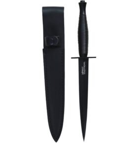 KOMBAT nůž dýka ROYAL MARINE s pouzdrem ČERNÝ