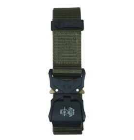 KOMBAT opasek SPEC-OPS kovová rychlospona nylonový ZELENÝ