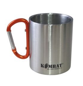 KOMBAT hrnek CARABINER dvoustěnný NEREZ OCEL