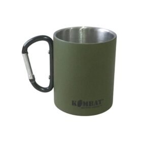 KOMBAT hrnek CARABINER dvoustěnný ZELENÝ