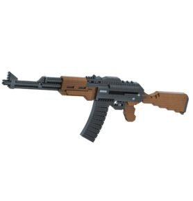 Stavebnice samopalu AK47 Mini Block 628 dílků