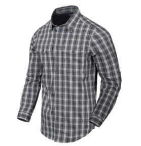 Košile COVERT dlouhý rukáv FOGGY GREY PLAID vel. XS