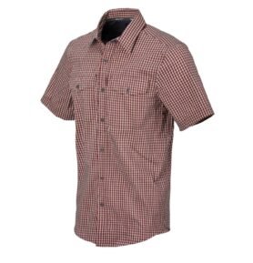 Košile COVERT CONCEALED CARRY DIRT RED CHECKERED vel. M