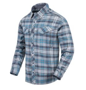 Košile DEFENDER Mk2 PILGRIM kostkovaná MODRÁ vel. S