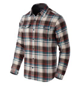 Košile GREYMAN dlouhý rukáv FOGGY MEADOW PLAID vel. XS