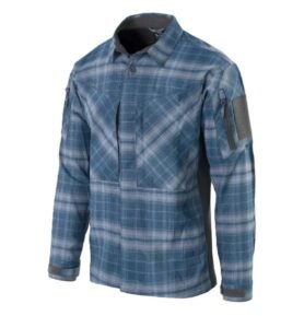 Košile MBDU WESTERN BLUE PLAID vel. XL