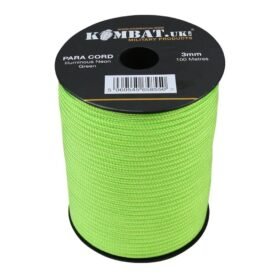 KOMBAT šňůra PARA CORD ø 3 mm / 100 m NEON GREEN
