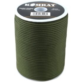 KOMBAT šňůra PARA CORD ø 3 mm / 100 m ZELENÁ